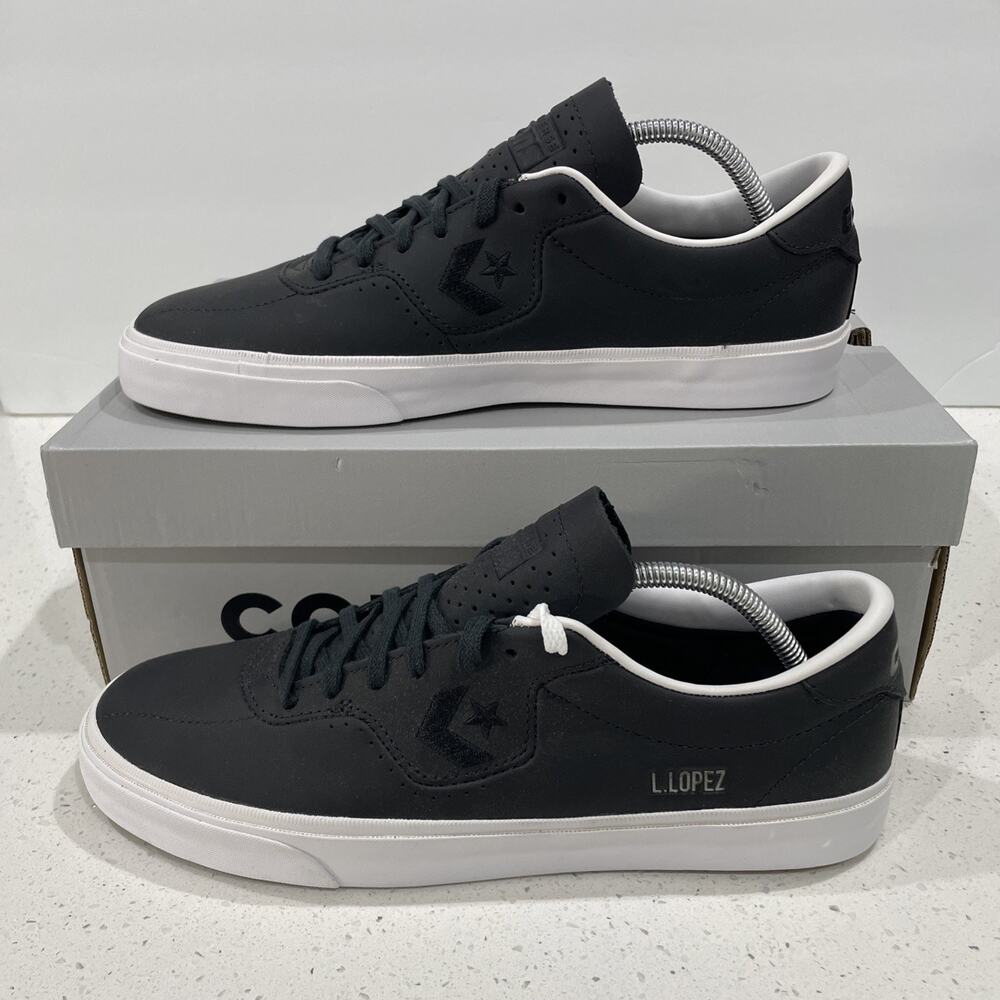 Converse Louie Lopez Pro Low Black Leather 170499C Sz 11 Men's NEW